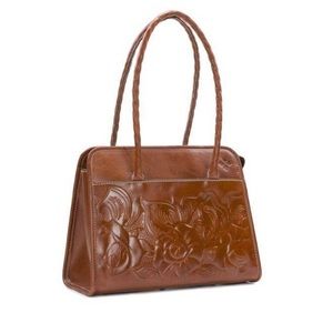 Patricia Nash Paris Large Satchel Tooled